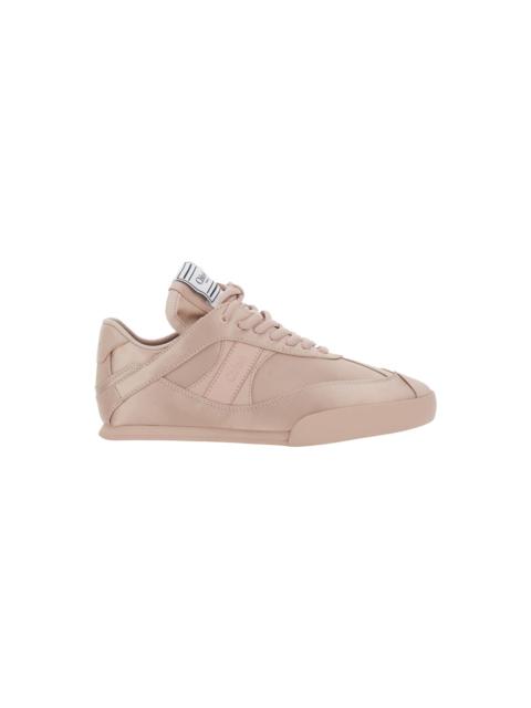 Chloé 'kick' Pink Sneaker With Logo Patch On The Tongue And Logo Lettering On The Back In Fabric And Suede