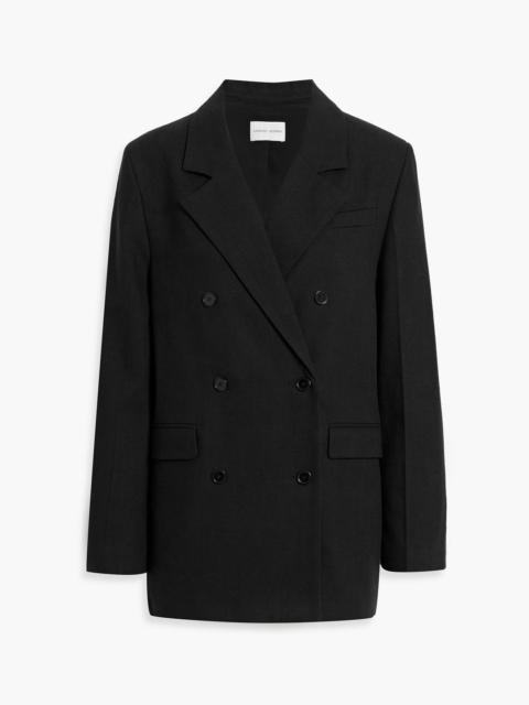 Loulou de Saison Gorak double-breasted cotton-blend twill blazer