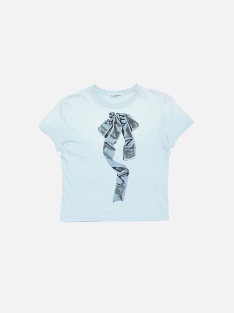 Acne Studios Print t-shirt - fitted - Light blue
