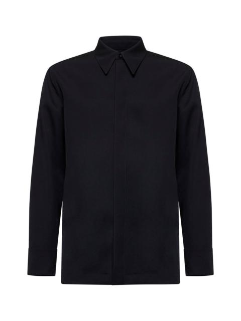 Jil Sander Black wool shirt