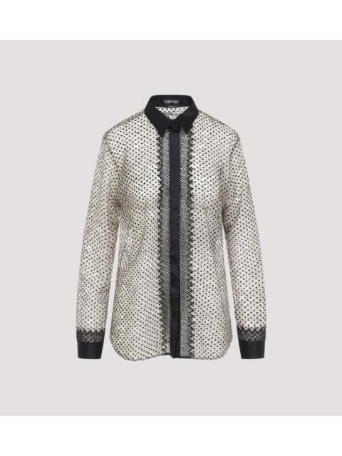 TOM FORD Tom Ford Flock Polka Dot Shirt
