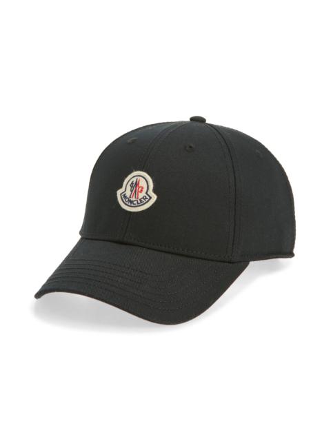 Moncler Moncler Archive DNA Cotton Twill Baseball Cap in Black at Nordstrom