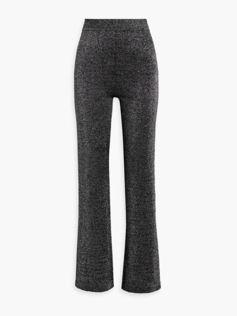 Missoni Metallic crochet-knit flared pants
