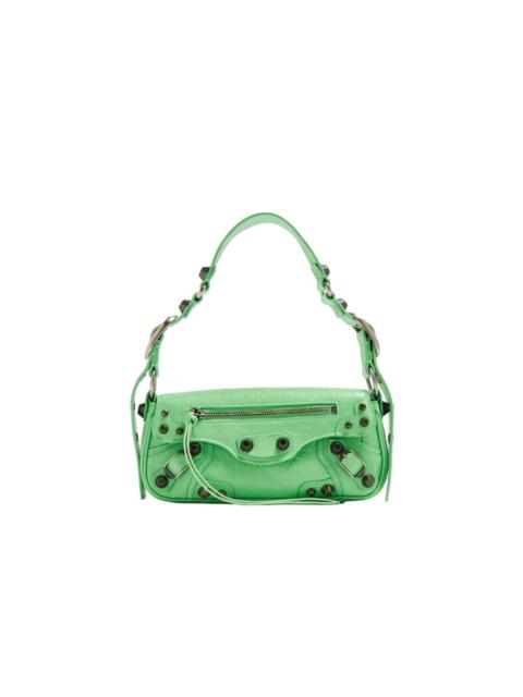 BALENCIAGA Balenciaga Green XS Le Cagole Lambskin Sling Bag