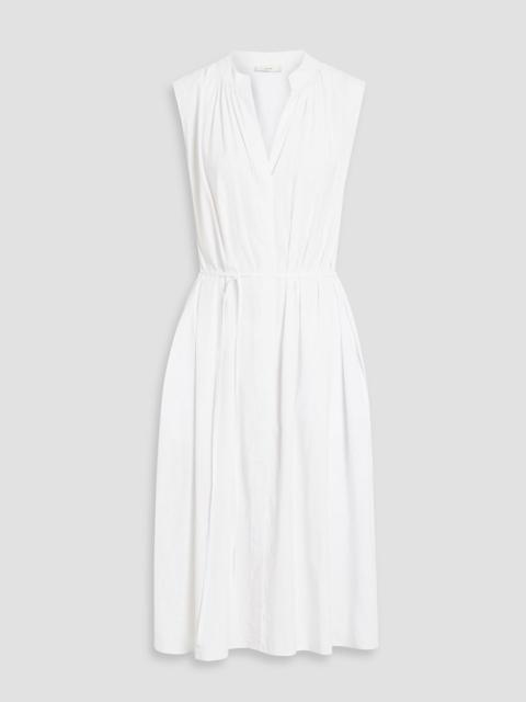 Other Designers Linen-blend midi dress
