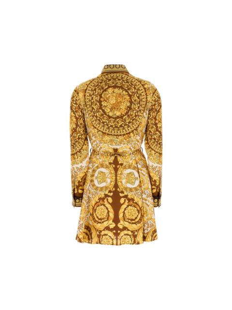 VERSACE VERSACE Twill Shirt Dress New And Authentic (Women's size:10
