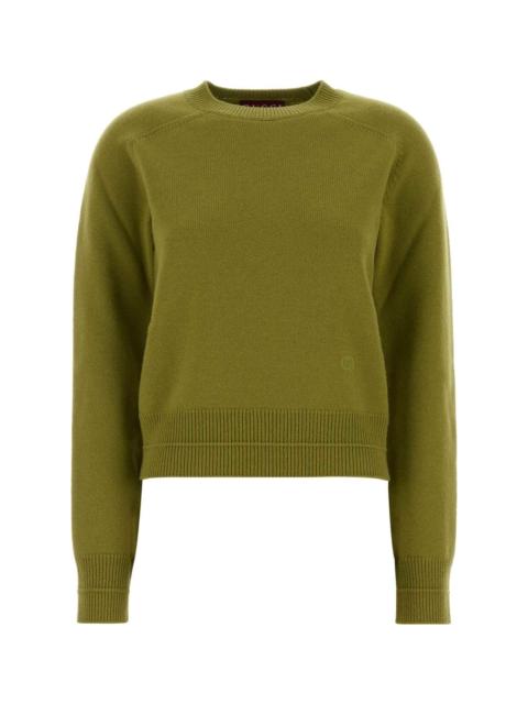GUCCI Pistachio Green Wool Blend Sweater