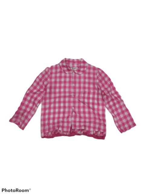 Comme Des Garçons ROBE DE CHAMBRE CDG CHECKERS TOP SHIRT