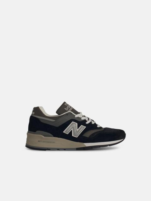 New Balance '997' BLACK SUEDE BLEND SNEAKERS