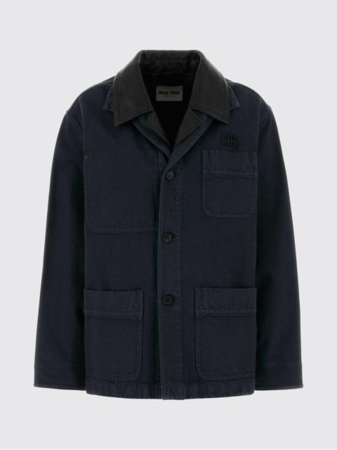 Miu Miu Miu Miu Women Cotton Jacket Miu Miu With Logo