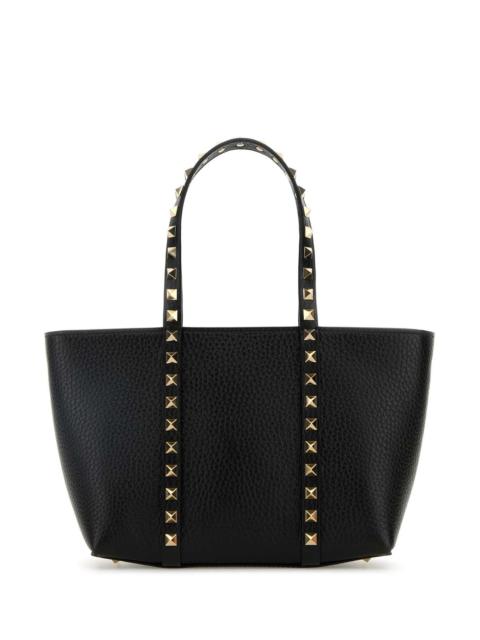 Valentino Valentino Garavani Women Black Leather Medium Rockstud Handbag