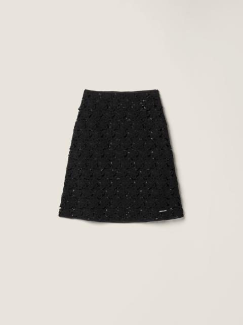 Miu Miu Macramé skirt