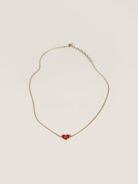 Miu Miu Metal necklace
