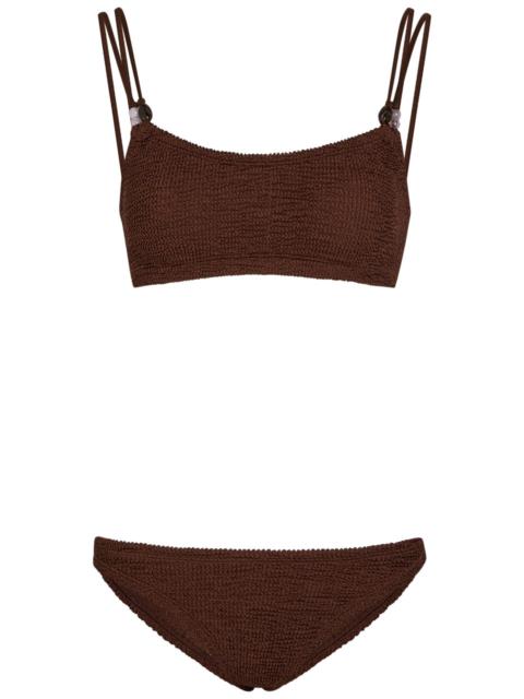Hunza G Hunza G Cassie Beaded Crinkle Bikini