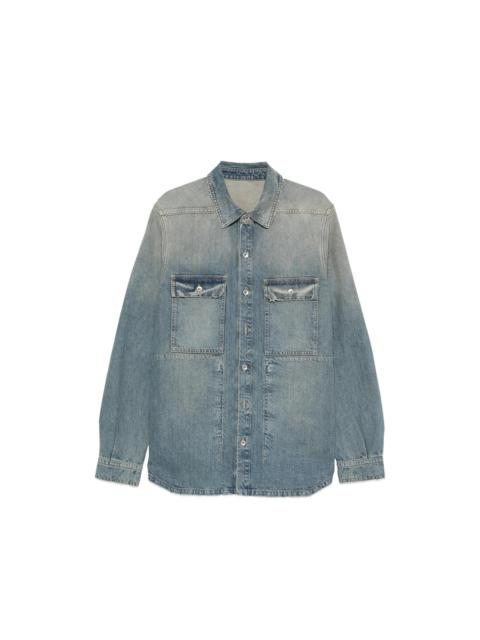 Rick Owens DRKSHDW Rick Owens Drkshdw Blue Jackets - Denim Jackets Men