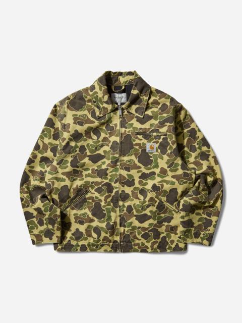 Carhartt Men's Duck Detroit Jacket Green (Stone Washed)