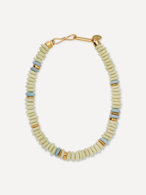 LIZZIE FORTUNATO Gold-Plated Laguna Bead Necklace