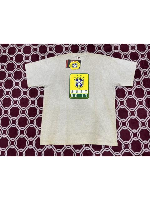 Nike 🔥 Crazy Vintage 1997 Nike Brazil Football Team CBF Tshirt