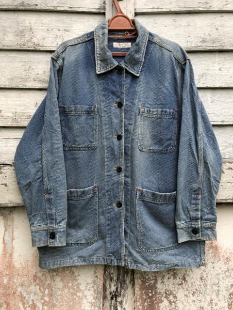 Other Designers Workers - Belle Maison 4 Pocket Washed Denim Chore Jacket