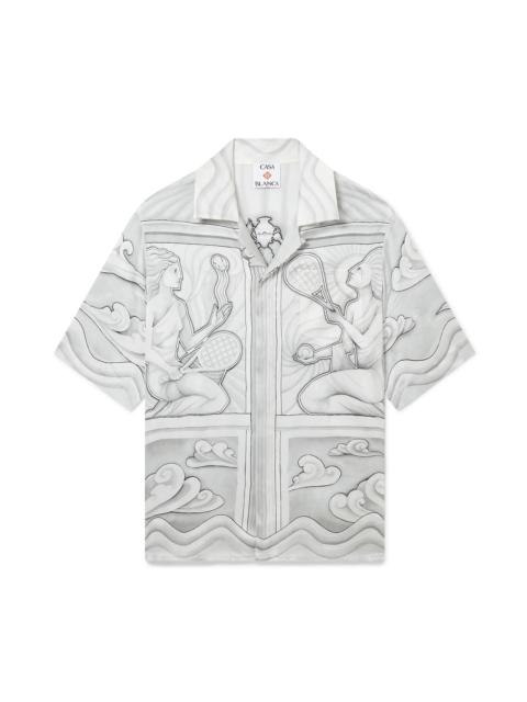 CASABLANCA Sacred Stone Silk Shirt | Casablanca Paris