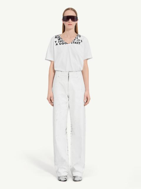 MM6 Maison Margiela Painted Tailored Trousers
