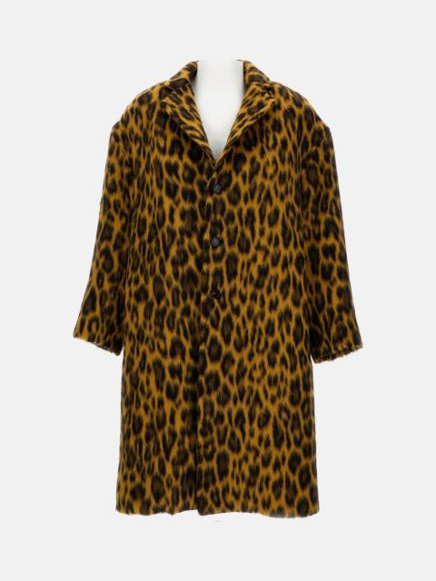 Bottega Veneta Bottega Veneta Women Leopard-Print Alpaca Coat