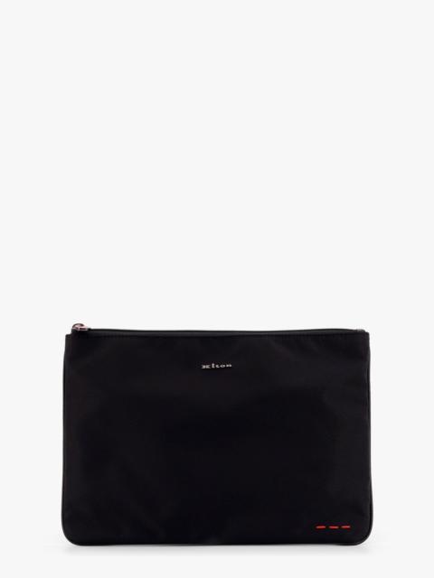 KITON CIRO PAONE - Kiton Ciro Paone Nylon Clutch With Metal Logo