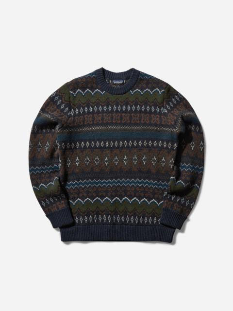 Recycled Wool-Blend Sweater Helmsman / Smolder Blue