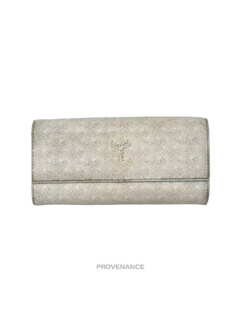 Goyard Varenne Long Wallet - White Goyardine