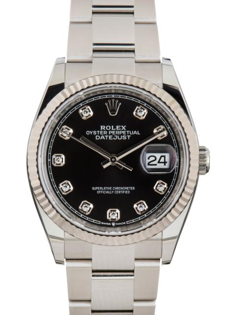 Rolex Datejust 126234 Black Diamond Dial