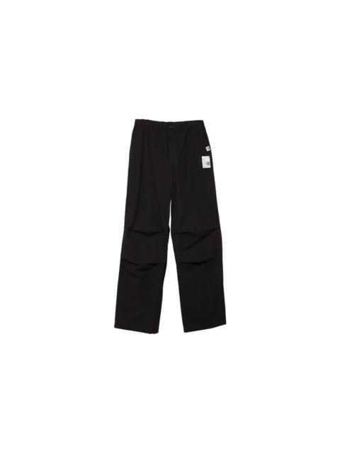 Maison MIHARAYASUHIRO RIPSTOP PARACHUTE TROUSERS (BLACK)