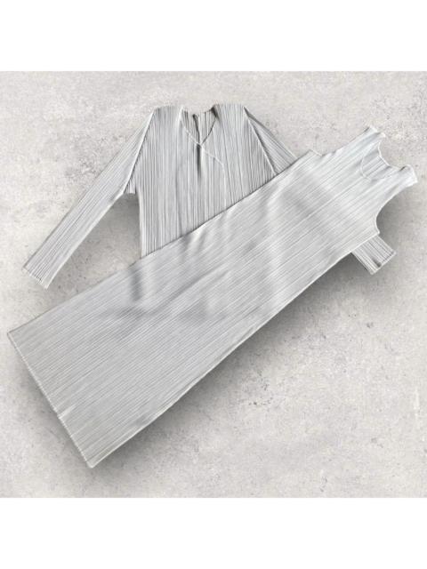 ISSEY MIYAKE Pleats Please Set Dress And Jacket