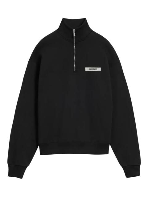 JACQUEMUS Jacquemus Men Half-Zip Sweatshirt