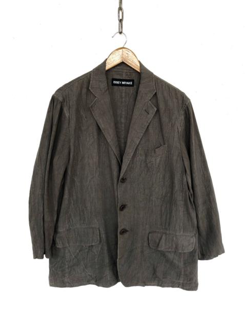 Other Designers ARCHIVE🔥Issey Miyake Men Linen Hem Coat Jacket