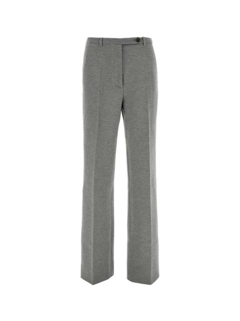 Miu Miu Grey Stretch Viscose Blend Pant