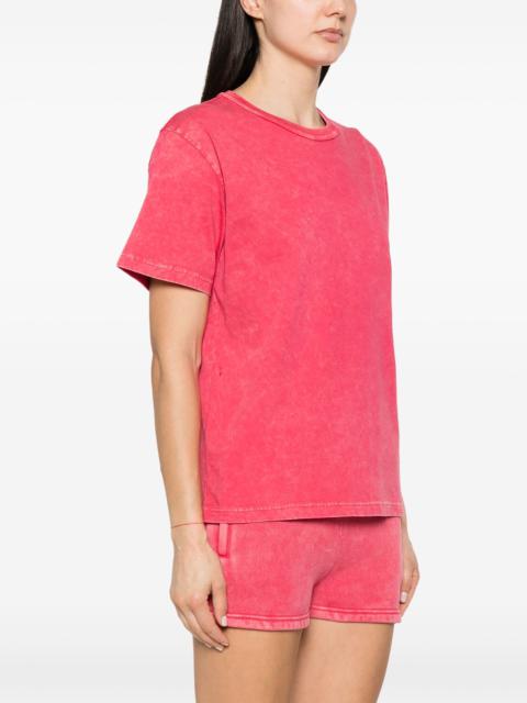 alexanderwang.t T BY ALEXANDER WANG Women W/ Puff Logo & Bound Neck Essential Jsy SS Tee