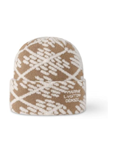 Louis Vuitton Louis Vuitton LV Crush Damier Argyle Beanie Beige