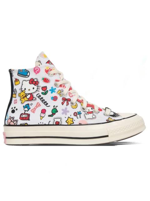 Converse CONVERSE X HELLO KITTY CHUCK 70 HI - WHITE/PINK/GREEN