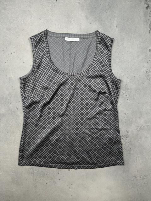 FABIANA FILIPPI Fabiana Filippi Made In Italy Geometric Print Sleeveless Top