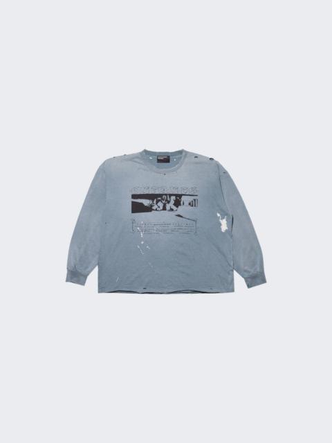 Boy In Chains Long Sleeve Tee Faded Blue