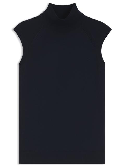 BOSS HIGH-NECK TOP IN MERINO WOOL