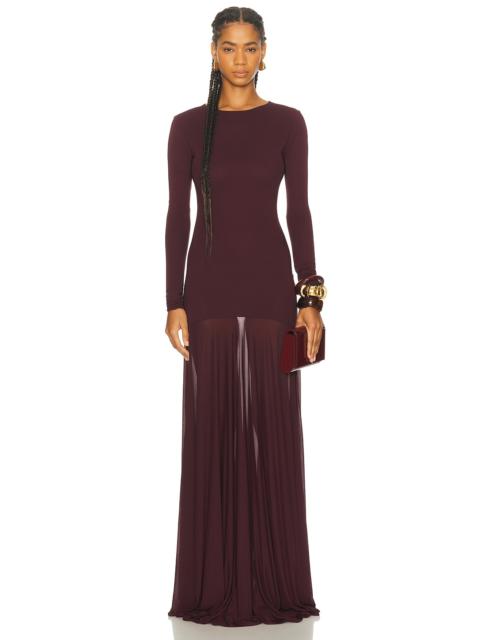 ATLEIN Long Sleeve Maxi Dress