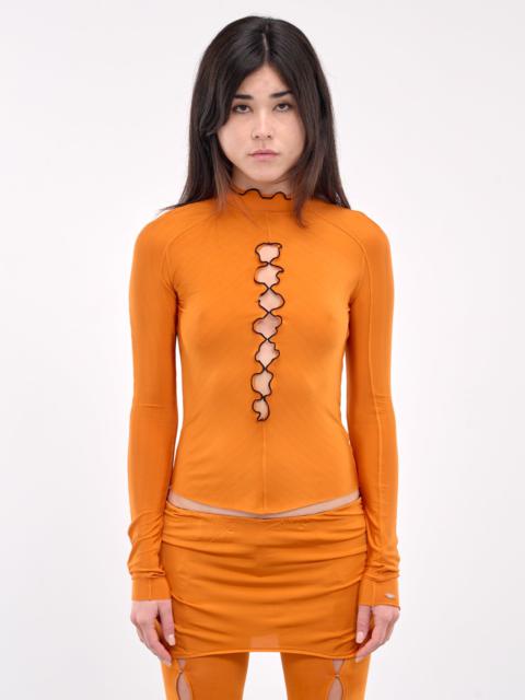RUI Cut-Out Turtleneck Top