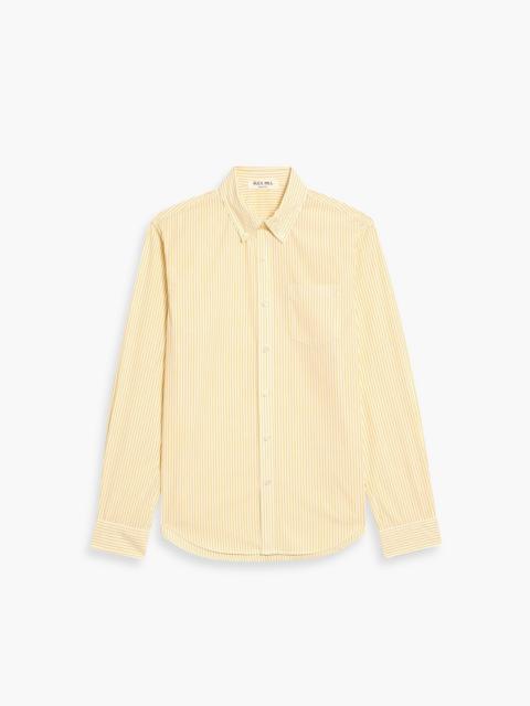 ALEX MILL Mill striped cotton-poplin shirt