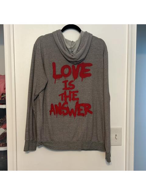 Other Designers MBW “Love is the answer” Graffiti Graphic Hoodie