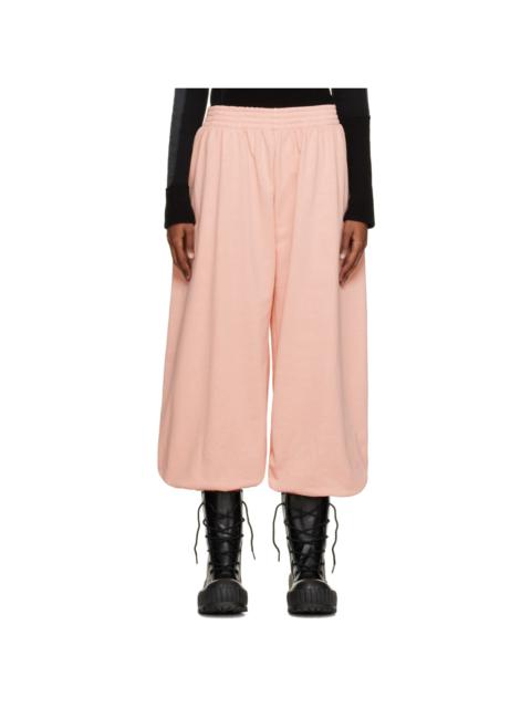 MM6 Maison Margiela Pink Balloon Leg Lounge Pants