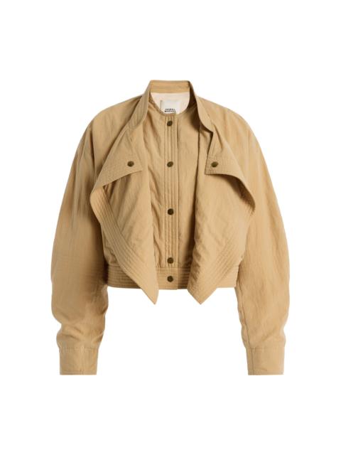 Isabel Marant Tricia Cotton Jacket neutral