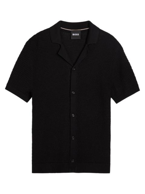 BOSS Boss Knitted Cotton Shirt