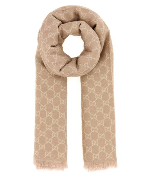 GUCCI Gucci Women Embroidered Wool Blend Scarf