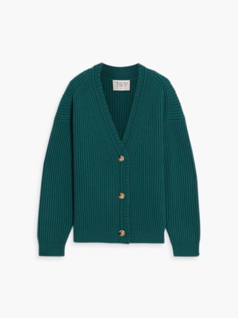 TWP Ribbed cashmere cardigan
